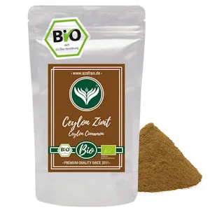 Azafran BIO Ceylon Zimt gemahlen Zimtpulver mit geringem Cumarin 250g