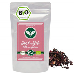 Azafran BIO Hibiskusblüten, Hibiskus ganz getrocknet, ideal als Hibiscus Tee 250g - Jetzt bei Amazon kaufen*