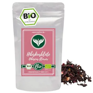 Azafran BIO Hibiskusblüten, Hibiskus ganz getrocknet, ideal als Hibiscus Tee 250g