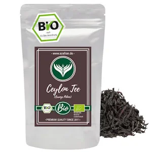 BIO Ceylon Tee OP (Orange Pekoe) , Schwarzer Tee aus Sri Lanka , Schwarztee lose 250g