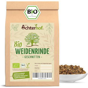Weidenrinde BIO (250g) geschnitten getrocknet Bio-Weidenrindentee vom-Achterhof  - Jetzt bei Amazon kaufen*