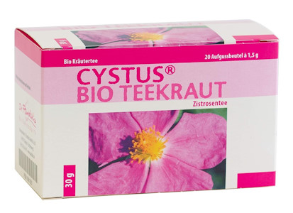 Dr. Pandalis - Cystus Bio Teekraut - Zistrosen Tee Aufgußbeutel (20 Teebeutel à 1,5g), Apothekenqualität, PZN15611531  - Jetzt bei Amazon kaufen*
