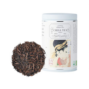 Hojicha Teebeutel von CHILL TEA Tokio – 100% Japanischer Gerösteter Grüntee - Koffeinarm ( Lose Blätter 80g)  - Jetzt bei Amazon kaufen*