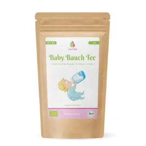 JoviTea Baby Bauch Tee BIO Tee für Babys und Kinder - Mit Fenchel und anderen kraftvollen Kräutern - 60g