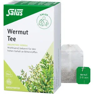 Salus - Wermut Tee - 1x 15 Filterbeutel (18 g) - Kräutertee - Absinthii Herba - bekannt für den hohen Gehalt an Bitterstoffen - wohltuend - bio