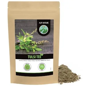 Tulsi Tee 200g von Alpi Nature, heiliges Basilikum, Holy Basil Tea, indisches Basilikum, loser Tee Tulsi