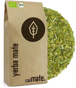 Yerba Mate Tee BIO 200g ● Das Original ● gereift ● luftgetrocknet ● rauchfrei ● plastikfrei ● fair ● Matetee aus Mateblättern, Mateaststückchen und Mateblattpulver ● DE-ÖKO-006 